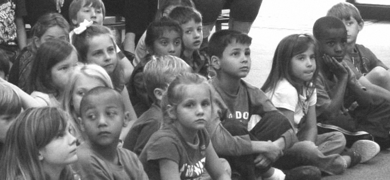 Elementary students in class