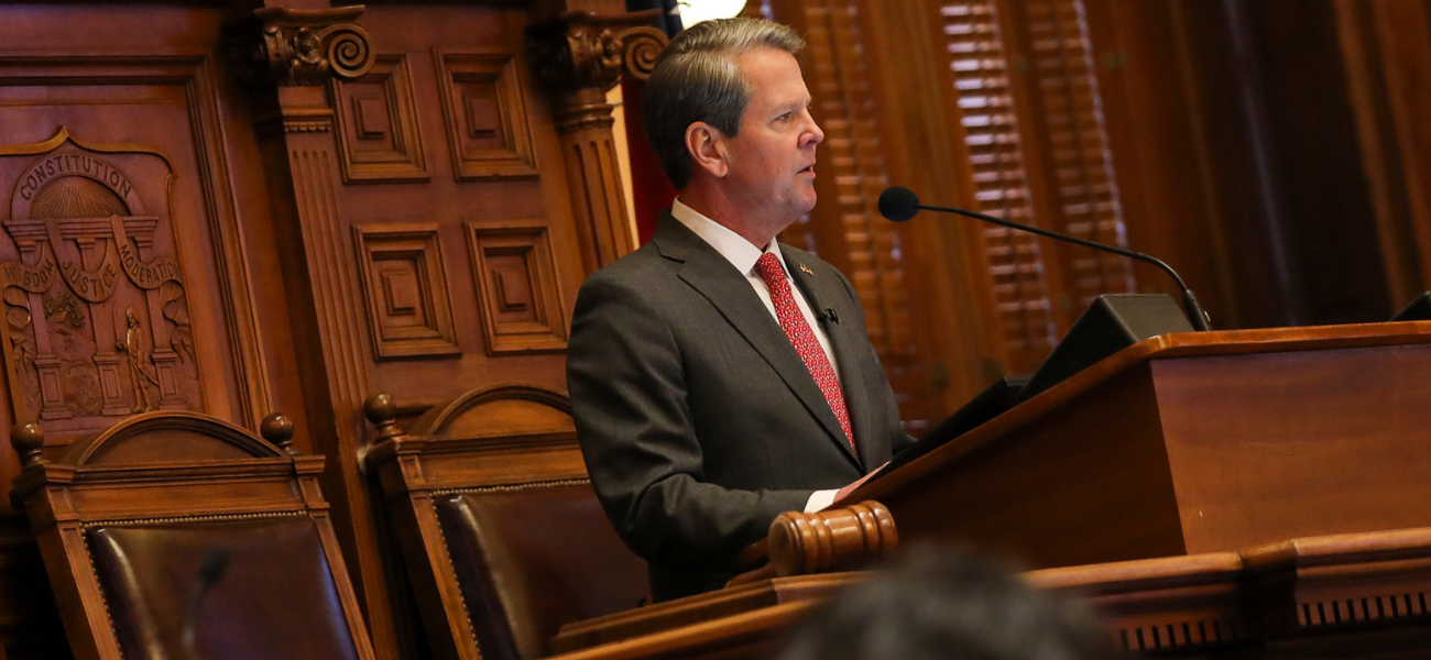 Kemp delivers his State of the State address on Jan. 13, 2022