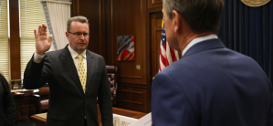 Kevin Tanner swearing in by Gov. Kemp