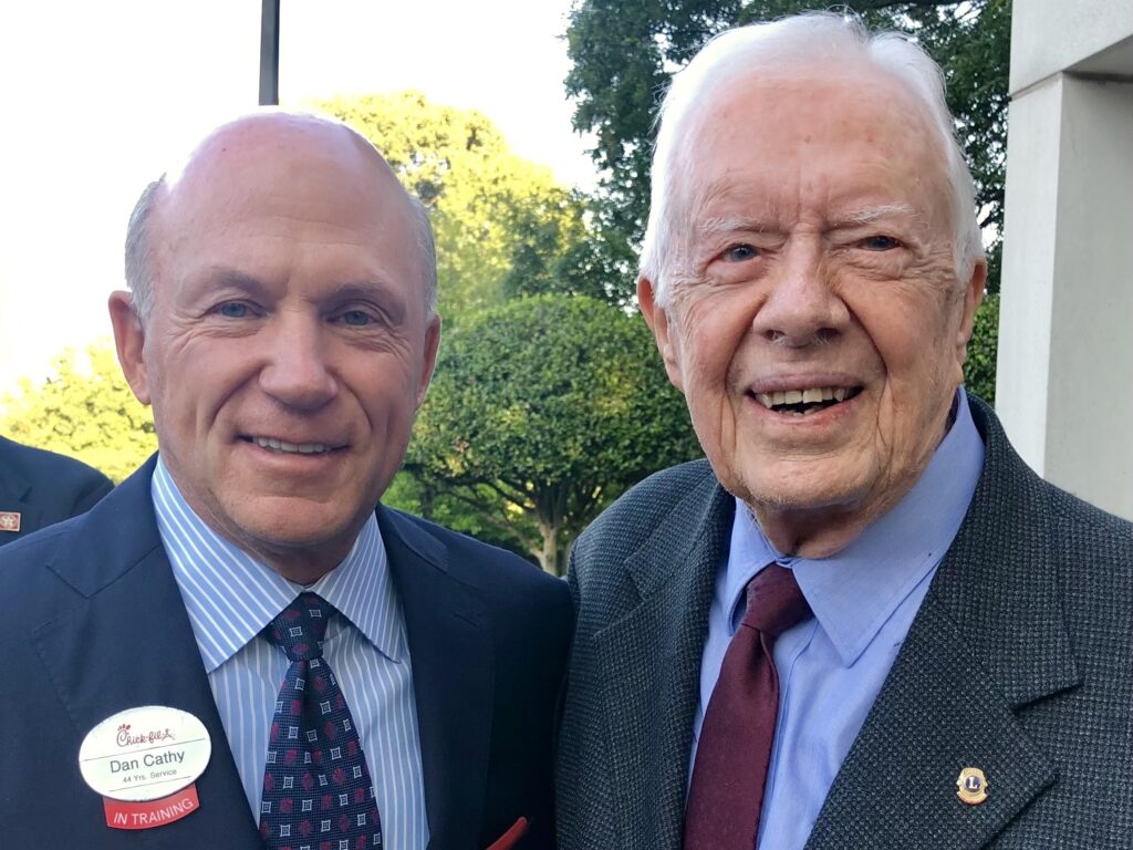 Dan Cathy with Jimmy Carter