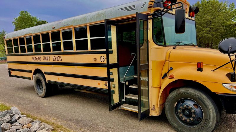 Taliaferro bus door open