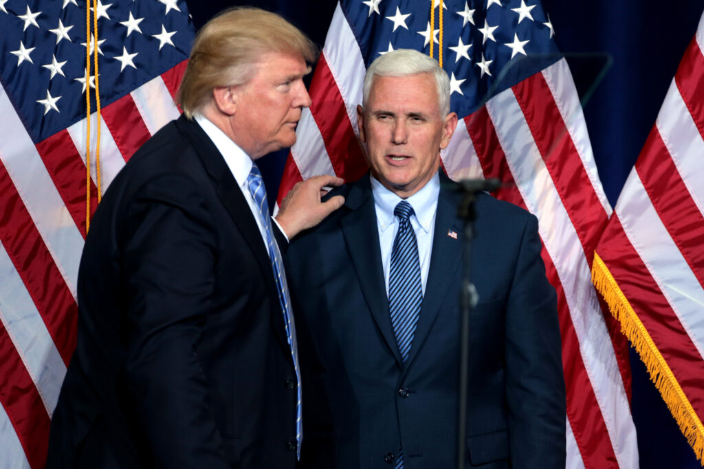 Mike Pence and Donald Trump