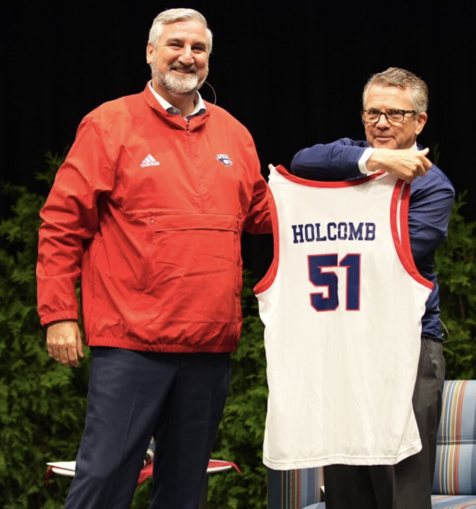 Eric Holcomb and Lloyd Winnecke