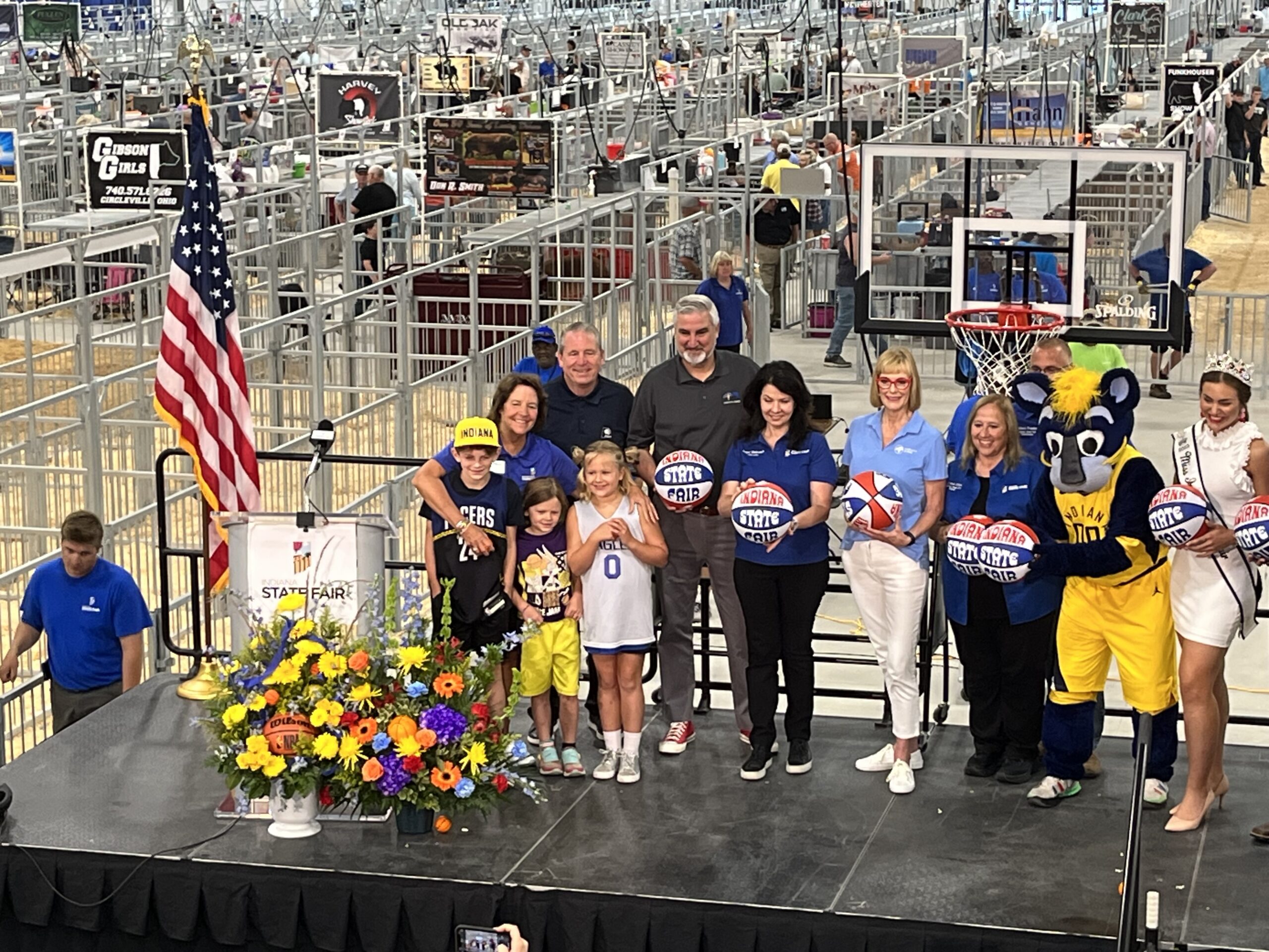 Indiana State Fair opens with feting of basketball theme