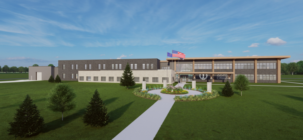 Work nears on new Indiana National Guard armory