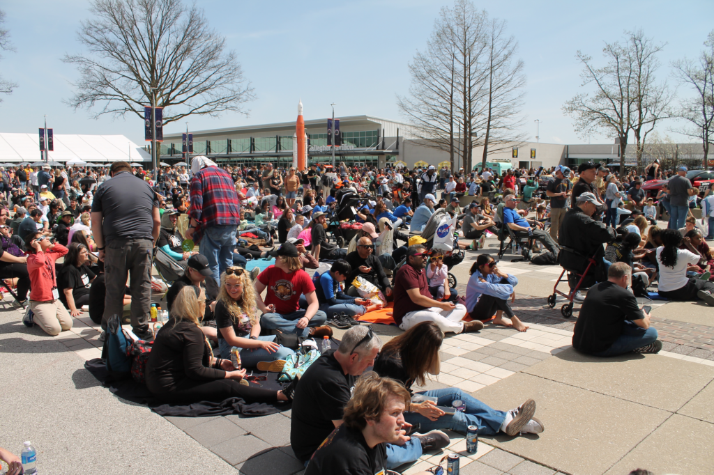 Solar eclipse 2024 Indianapolis Motor Speedway hosts massive crowd