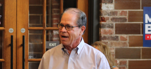 Mike Braun before his watch party on May 7, 2024. (Credit: Jarred Meeks)