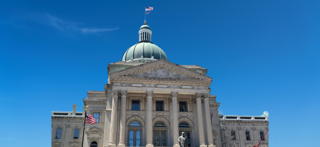 The Indiana Statehouse in June 2024. (Credit: Tom Davies)