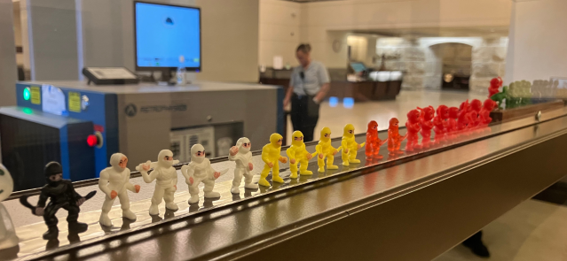 Ninja invasion: Mysterious figurines help Capitol Police break the ice